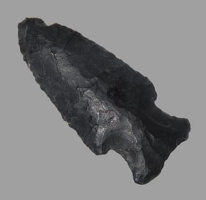 2 1/4" Excello Chert Hardin, found in Camden Co., Missouri, Ex George Robertson Collection