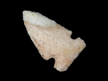 2 1/4" Godar, Nice pink and cream Quartzite material, found in Butler Co., Missouri, Ex George