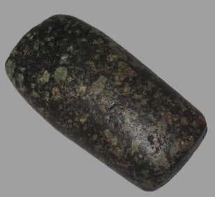 4 3/16" Porphyry Gouge, found in Greene Co., IL, Ex Larry Stevens