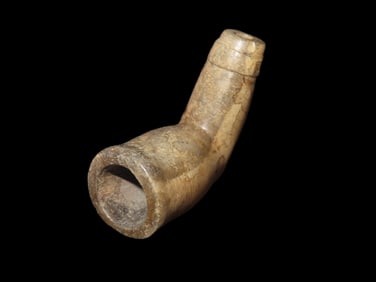 2 1/16" Historical Elbow Pipe, Motley COA, found in Franklin Co., Ohio, Ex Larry Stevens Collection