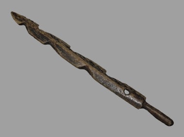 4 3/4" Inuit Paleolithic Spear/Harpoon, Great Polish, found in Alaska