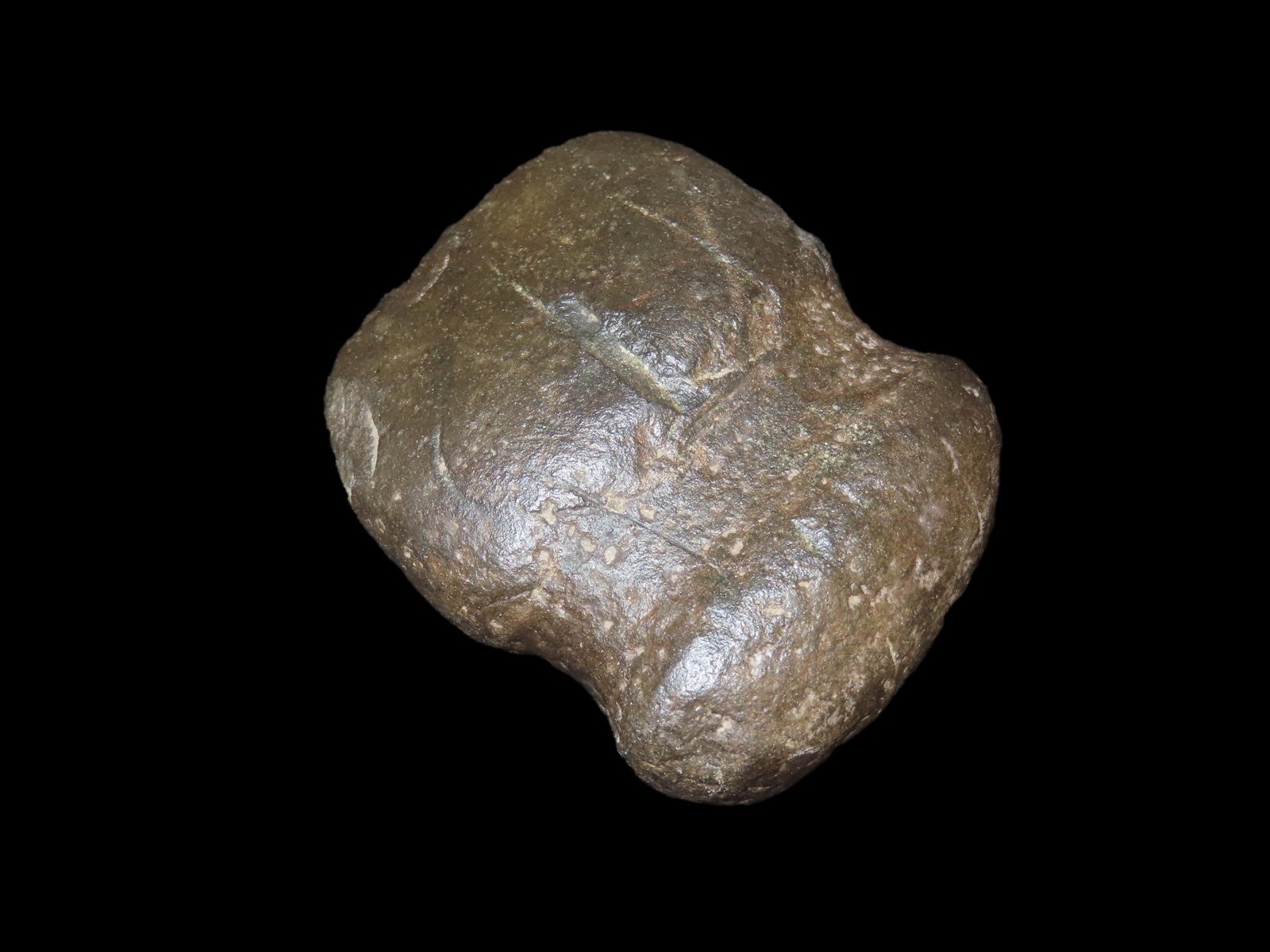 3 3/16" Full Groove Miniature Axe, found in either Pike or Adams Co., Illinois, Ex Bud Goodwin: 3 3/16" Full Groove Miniature Axe, found in either Pike or Adams Co., Illinois, Ex Bud Goodwin Collection