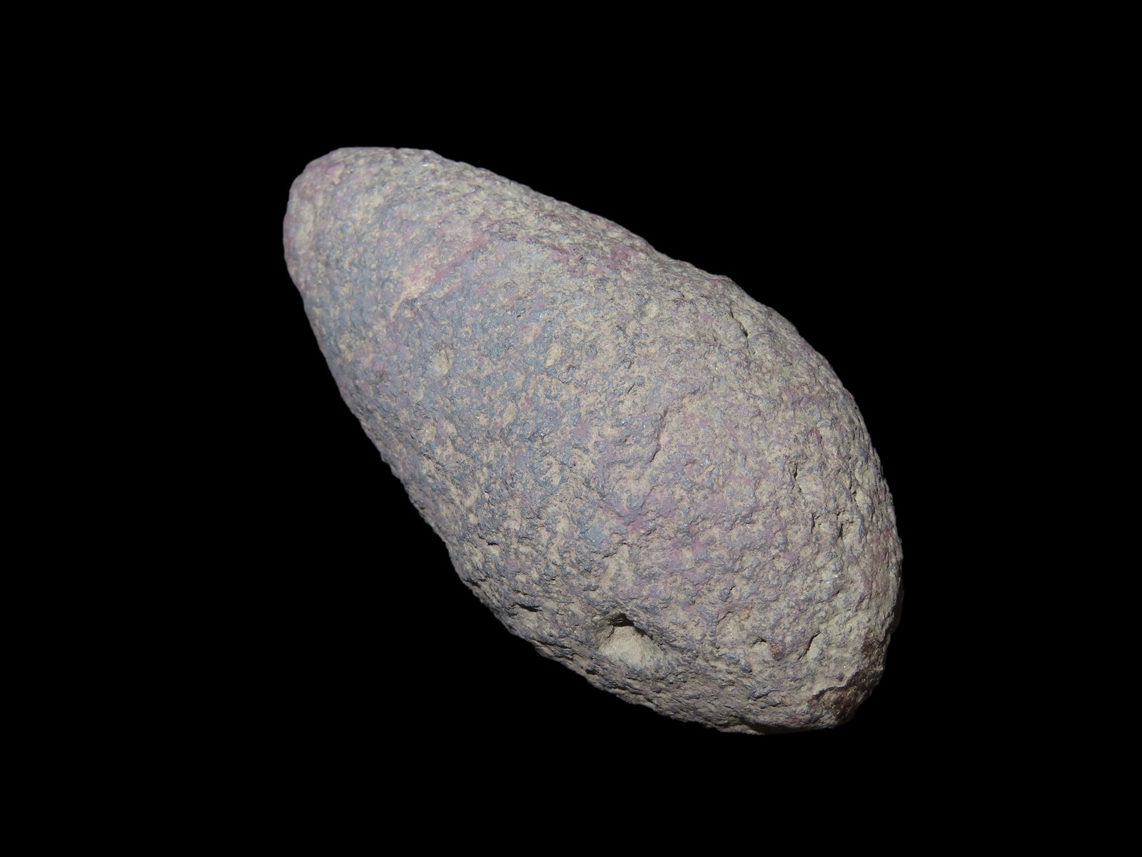 3 1/2" Large Hematite Sack Plummet, found in Greene Co., Illinois, Ex Dwain Pruitt Collection: 3 1/2" Large Hematite Sack Plummet, found in Greene Co., Illinois, Ex Dwain Pruitt Collection