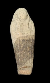 1 3/4" Authentic Ancient Terracotta Ushabti/Shabti, broken and glued, Late Kingdom
