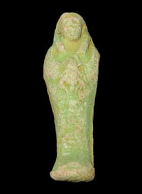 2 9/16" Authentic Ancient Green Ushabti/Shabti
