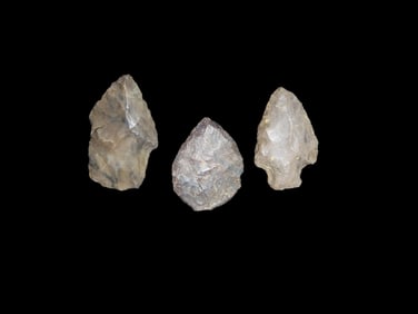 Lot of 3 Nicely made Tennessee Woodland pts.