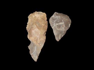Lot of 2 Paleo Blades, found in Central Missouri