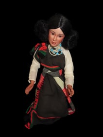 Native American "Princess Morning Star"  Porcelain Doll Danbury Mint