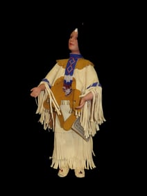 16" Danbury Mint Golden Eagle Princess Of The White Mountain Apache Doll