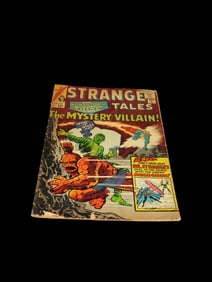 1970's Marvel 'Silver  Comic Book, "Strange Tales: The Human Torch & Thing meet The Mystery Villain"