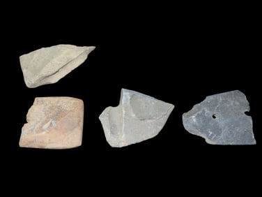 Lot of Slate Broken Gorgets