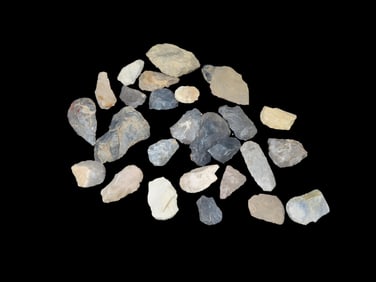 Lot of Paleo Thumb Scrapers