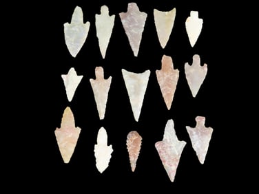 15 Neolithic Sahara Desert Pts., 4000-6000 BP