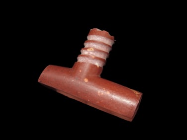 2 1/4" Native American Pipe Signed Loud Thunder