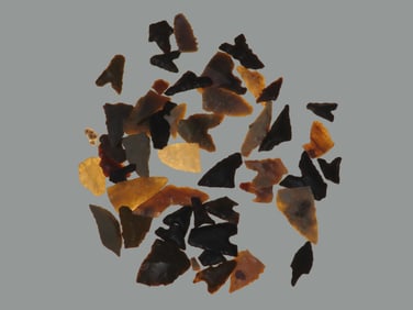 Large Lot of Neolithic Arrowheads, Africa