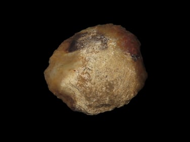 2" Kaolin Chert Sun Disk, found in Jackson Co., Illinois