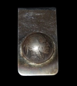 Indian Head Buffalo Nickel Money Clip