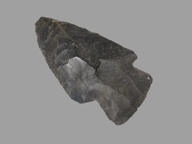 2 5/16" Hardin, Winterset or Excello Chert, found by Gary Nelson in Van Buren Co., Iowa