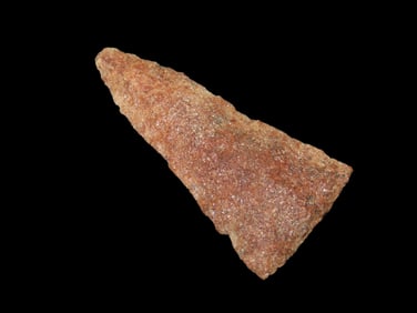 1 5/8" Triangular Pt, Ex John Byrd Collection- author of "Pishkun: Archaeology of Bison Hunting on