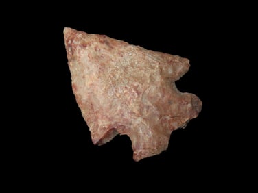 1 3/8" Corner Notch, found in Colorado, Ex John Byrd Collection- author of "Pishkun: Archaeology of