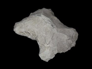4 3/8" Flint Axe, Burlington Chert, Found in Monroe Co., Missouri