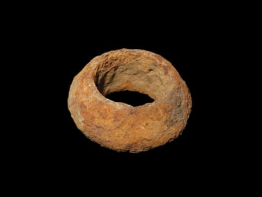 Rare African Bronze Yoruba 'Manila' Currency Ring, Nigeria 17th-19th Century
