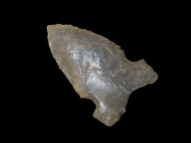1 15/16" Hemphill/Big Sandy Fox Ear STyle, found in Kentucky,  Ex Jim Lee  Collection, sold by Jerry