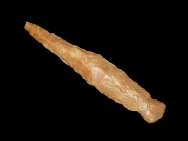 3 5/8" Drill, Motley COA, found in Pike Co., Illinois, Ex Bud Goodwin Collectioni