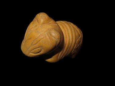 3/4" Pre-Columbian Jaguar Pendant, Motley COA, found in South America, Ex Steve Barras Estate