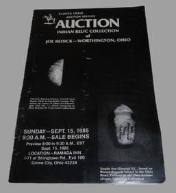 Painter Creek Auction Catalog-Collection of Joe Redick, Worthington Ohio