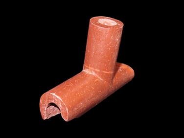 Plains Indian Catlinite Pipe Preform, From the early 1900s from South Dakota