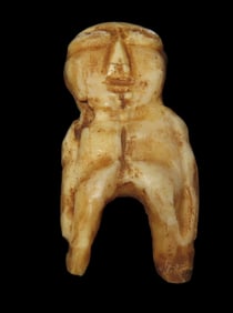 2 1/4" Human Effigy Made from a tooth bone, Alaska