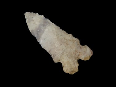 2 1/8" Bifurcated Point, Missouri, Ex Walt McIntire Collection