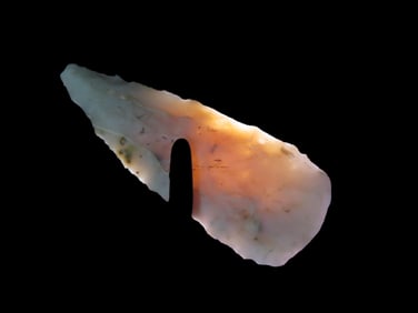 2 3/4" Flint Ridge Adena Blade, Ohio, Ex Walt McIntire Collection
