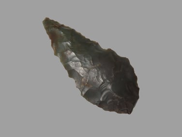 1 11/16" Cascade Green Jasper, With Collector Number Found in California