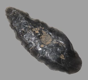 2 5/16" Cascade Obsidian, With Collector Number Found in California