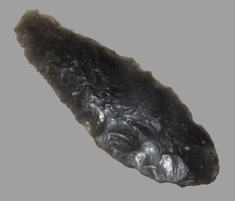 2 5/8" Cascade Obsidian, Found in California