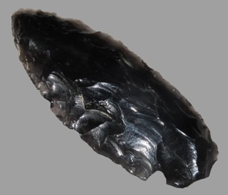 3 1/4" Obsidian Archaic Knife, found California