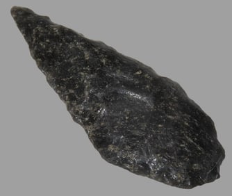 2 1/2" Obsidian Cascade found in California, w/Collector number
