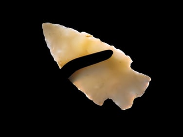 2" Flint Ridge Woodland Point, found in Ohio, Ex Walt McIntire Collection