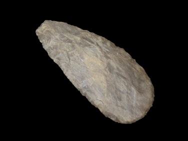 3 1/8" Dover Chert Uniface Micro Flake Knife, found in Stewart Co, Tennessee, Ex Walt McIntire
