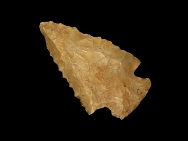2" Beveled Kirk/Dovetail, found in Lexington Co, South Carolina, Ex Walt McIntire Collection
