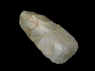 3" St. Louis Green Adze, Polished Bit, found in Jefferson Co., Illinois, Ex Quin Fickey Collection