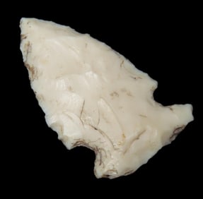 1" Klunk Bird Pt, found in Pike/Adams Co, Illinois, Ex Bud Goodwin Collection