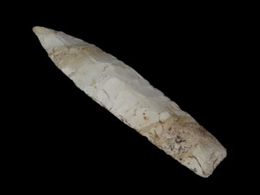5 3/8" Nebo Hill, *broken/glued, light restoration*, found in Pike/Adams Co, Illinois, Ex Bud