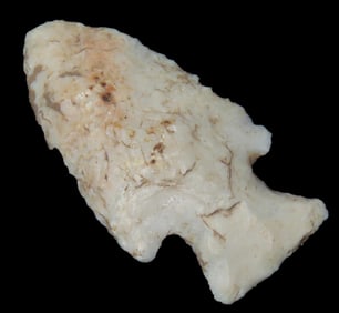 1 15/16"Klunk Bird Pt, found in Pike/Adams Co, Illinois, Ex Bud Goodwin Collection