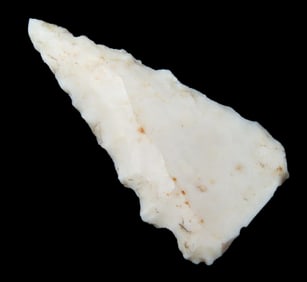 1 3/16" Serrated Madison Pt, found in Pike/Adams Co, Illinois, Ex Bud Goodwin Collection