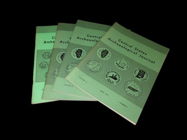 Set of 4 Central States Archaeological Journals