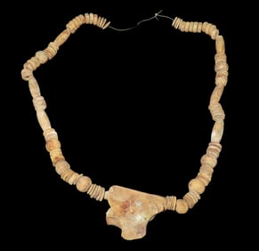20" Pre Columbian Parishable Necklace, From Peru