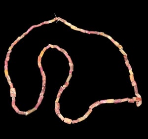 26" Nice Pre Columbian Shell Necklace, Found in Belize